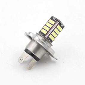 img 1 attached to 💡 Мощная лампа H4 LED 6V 56 SMD: Обновите фару вашего мотоцикла с помощью набора для преобразования на 10W 800LM 6000K, белого света с высоким/низким режимами