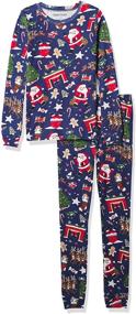 img 4 attached to Adorable Boys' Bed Sleeve Printed Pajama Clothing, Sleepwear & Robes