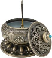 🕊️ lotus copper incense burner by tibet - enhanced seo logo