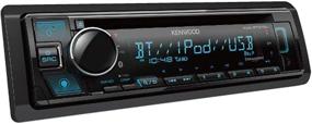 img 2 attached to 🎧 Наслаждайтесь идеальным звуком в автомобиле с Kenwood KDC-BT378U Bluetooth автомобильным стереоприемником: CD-плеером, готовым к SiriusXM.