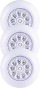 img 3 attached to Осветитель "LIGHT IT! by Fulcrum 30016-308 9-LED Anywhere Light XB, 3-pack, White, 3 Count: Освежите свое пространство универсальным освещением