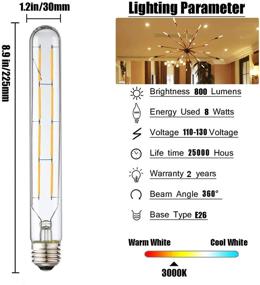 img 1 attached to XININSUN Incandescent Equivalent Dimmable White 3000K: Brighten your space with energy-saving illumination