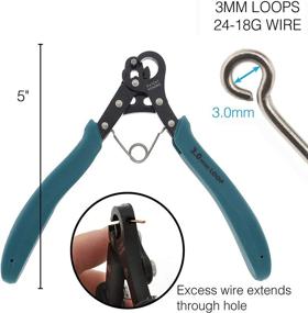 img 2 attached to 🔧 1-Step Looping Pliers by The Beadsmith - Efficiently Craft Rosaries, Earrings, Bracelets, Necklaces, and Wire Jewelry with Consistent Loops in One Easy Step using 3mm, 24-18g Craft Wire