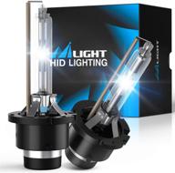 💡 nilight d2s hid bulbs: diamond white xenon headlight for 12v cars (2-pack) logo