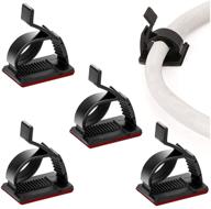 🔗 streamline cable chaos with soulwit 100pcs adjustable cable management clips: organize cords effortlessly for tv, pc, ethernet, and more in home, office, or wall logo