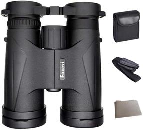 img 4 attached to 🔭 High Power Lightweight BAK4 Zoom Binoculars for Adults/Kids, 10x42 Super Waterproof Long Distance Binoculars for Hunting Bird Watching Opera Travel Theater Stargazing Telescope vinoculares