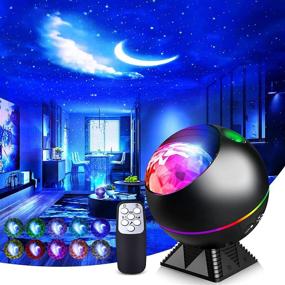 img 4 attached to 🌟 3-in-1 Star Projector Galaxy Projector with Remote Control: Night Light, Cloud Star Light Projector for Bedroom/Home Decor - Sky Projector Lite for Kids & Adults