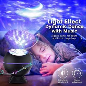 img 1 attached to 🌟 3-in-1 Star Projector Galaxy Projector with Remote Control: Night Light, Cloud Star Light Projector for Bedroom/Home Decor - Sky Projector Lite for Kids & Adults