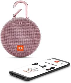 img 1 attached to JBL Clip 3 Портативная водонепроницаемая беспроводная колонка с Bluetooth - розовая (восстановленная)