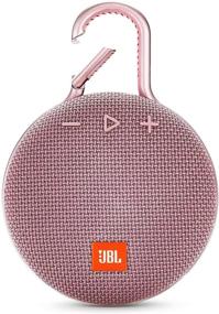 img 3 attached to JBL Clip 3 Портативная водонепроницаемая беспроводная колонка с Bluetooth - розовая (восстановленная)