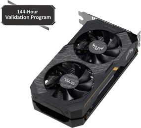 img 3 attached to 🎮 ASUS TUF Gaming GTX 1650 OC Edition Graphics Card - PCIe 3.0, 4GB GDDR6, HDMI, DisplayPort, DVI-D, 6-pin Power Connector, IP5X Dust Resistance, Space-Grade Lubricant