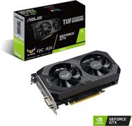 🎮 asus tuf gaming gtx 1650 oc edition graphics card - pcie 3.0, 4gb gddr6, hdmi, displayport, dvi-d, 6-pin power connector, ip5x dust resistance, space-grade lubricant logo