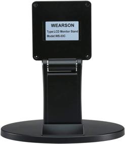 img 2 attached to Folding Metal LCD TV Holder: Wearson WS-03C Desk Bracket with VESA Hole 75x75&100x100mm