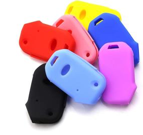 img 2 attached to 🔑 LIGHTKOREA Silicone Key Case Cover compatible with Kia Vehicles – FOB Remote Flip Folding Key Protector