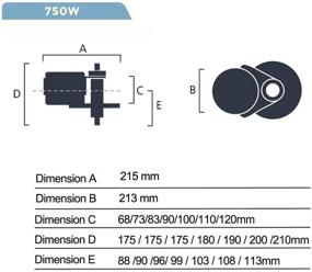 img 3 attached to 🚲 Enhance Your Mountain Bike with the 750W Electric Bike Mid Drive Motor Kit - BBS02B Conversion Kits for eBike Central Engine