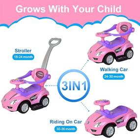 img 3 attached to 🚼 ChromeWheels Toddler Stroller with Pushing Guardrail