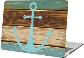 img 4 attached to 🐚 Plastic Cover Case for Macbook Pro 15" with CD-ROM (A1286) - YMIX Brand, Anchor Design