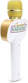 img 1 attached to 🎤 Carpool Karaoke Микрофон 1.0, Белый и Золотой Беспроводная Караоке-система Singing Machine