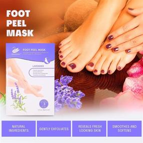 img 1 attached to Pink ISwan Lavender Foot Peel