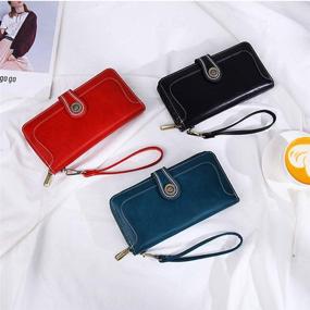 img 1 attached to 👜 Earnda Zipper Wristlet Women's Handbags & Wallets with Wallets Holder