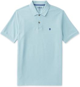 img 4 attached to IZOD Advantage Performance Solid Polo: Stylish Men's Shirt for Enhanced Comfort and Style