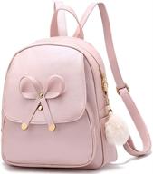 bowknot fashion backpack leather daypacks women's handbags & wallets for fashion backpacks logo