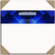 sheets chipboard 32pt white side crafting logo