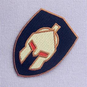 img 2 attached to Spartan Battle Helmet Embroidered Badge