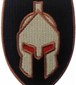 img 3 attached to Spartan Battle Helmet Embroidered Badge