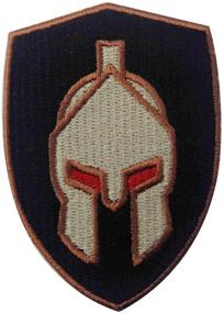 img 4 attached to Spartan Battle Helmet Embroidered Badge