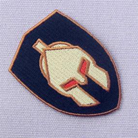 img 1 attached to Spartan Battle Helmet Embroidered Badge