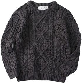 img 1 attached to Moru Toddler Winter Pullover Sweaters Boys' Clothing in Sweaters