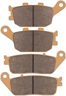 🔧 zinger sintered brake pads for honda vt 1100 1300 vtx 1300 (1995-2011) - 2 set front and rear brake pads replacement logo