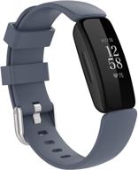 ремешки takegrow, совместимые с fitbit inspire 2 и amp логотип