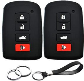 img 4 attached to Compatible Silicone Protector Keyless Highlander