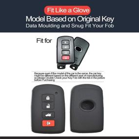 img 3 attached to Compatible Silicone Protector Keyless Highlander