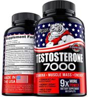 💪 maximize masculine vitality: usa-made testosterone booster for men - enhance health, energy & stamina with horny goat, tongkat ali - muscle mass boosting supplement logo