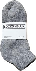 img 1 attached to 🧦 High-quality Kids Ankle Wholesale Bulk Athletic Socks by Yacht & Smith, available at SOCKS'NBULK