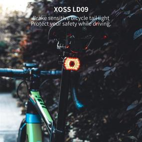 img 3 attached to 🚴 XOSS LEADBIKE LD09 Rechargeable Ultra Bright Smart Bike Tail Light - 6 Light Modes, 35 Hours Waterproof, Fits on Any Road Bikes - Enhance Visibility and Safety