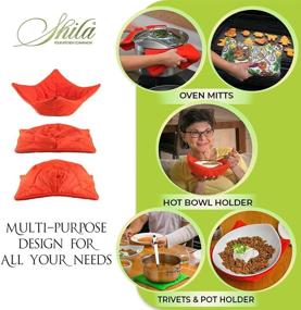 img 1 attached to 🔥 Shila Huggers: Multipurpose Microwave Safe and Heat Resistant Solution