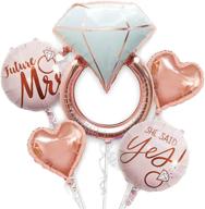 gifloon bachelorette engagement diamond decorations logo
