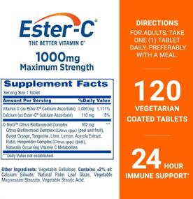 img 3 attached to 💊 Премиум витамин С Ester-C 1,000 мг: Получите свои 120 покрытых таблеток сейчас!