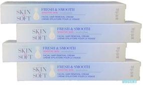 img 2 attached to 🌸 Avon Skin so Soft Fresh & Smooth Sensitive Skin Facial Hair Removal Cream 1 oz - Lot of 4: Gentle Hair Removal Solution for Sensitive Skin