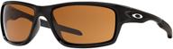 black/bronze oakley canteen sunglasses for men (oo9225) - 60mm plastic frame - non-polarized логотип