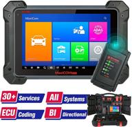 🔧 autel maxicom mk908 automotive scan tool: upgraded 2021 version with oe all systems diagnosis, ecu coding, bi-directional control, and 31+ services [original] logo