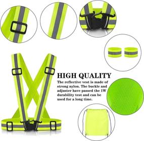 img 3 attached to 🌟 Enhanced Safety with XINRUI Reflective Wristbands: Adjustable and Convenient Storage Solution