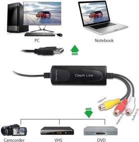 img 1 attached to 📼 USB видеокарта для захвата видео на Windows - MyGica Capit Lite - Конвертирование VHS в DVD, захват аудио и видео