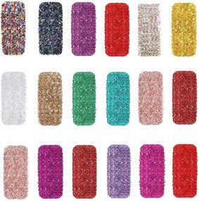 img 4 attached to 👜 18 Colorful Bags: Irregular Metallic Crushed Glass Chips, Chunky Glitter Sprinkles for Nail Arts, Crafts, DIY Vase Filler, Epoxy Resin Molds, Scrapbooking, Jewelry Making, and Decorations (2-4mm)