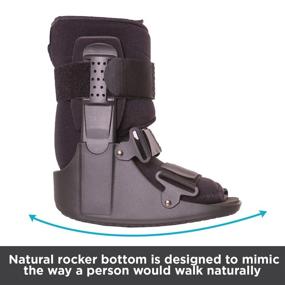 img 2 attached to 👞 BraceAbility Short Broken Toe Boot: Effective Fracture Recovery for Foot and Ankle Injuries (Small)