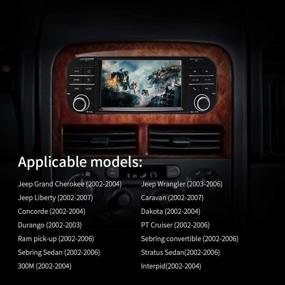 img 3 attached to 🚗 Upgrade Your Jeep Grand Cherokee with Android 10.0 Car Stereo Radio: In-Dash Navigation, Bluetooth, and Rear View Camera Included!